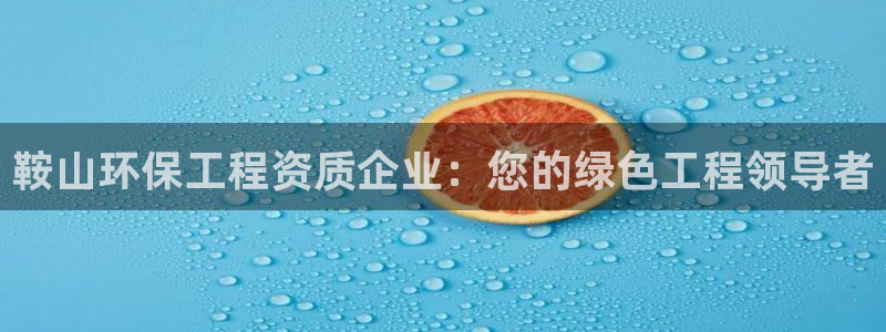 彩名堂人工预测免费计划：鞍山环保工程资质企业：您的绿色工程领导者
