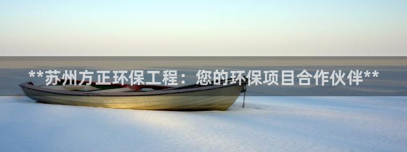 彩名堂在线下载：**苏州方正环保工程