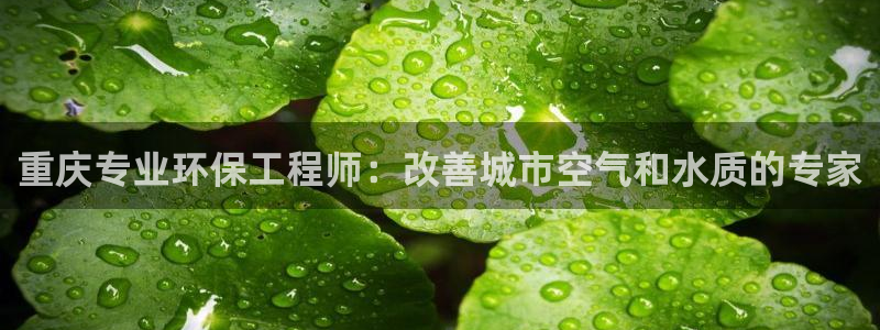 彩名堂5.0：重庆专业环保工程师：改