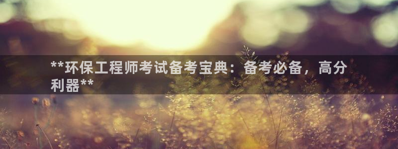 彩名堂人工计划客户端官网：**环保工程师考试备考宝典：备考必备，高分
利器**